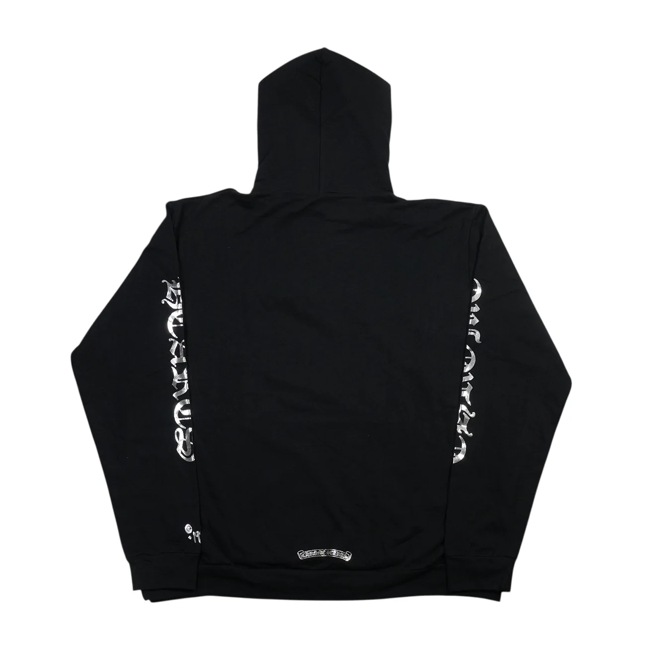 1988オンライン限定袖ロゴプリント 【パーカー】【ブラック×シルバー】【新品】 SIZE:XL - Image 2
