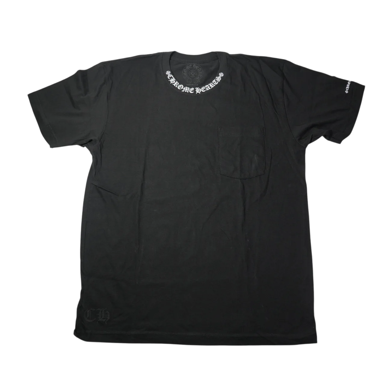 ネックロゴプリント 【Tシャツ】【ブラック】【新品】 SIZE:L
