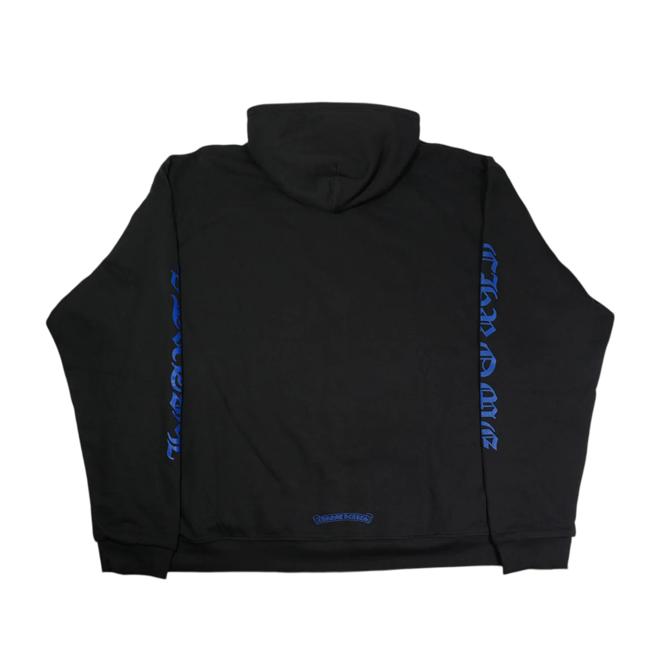 袖ロゴプリント 【サーマルジップパーカー】【ブラック×ブルー】【新品】 SIZE:XXL - Image 2