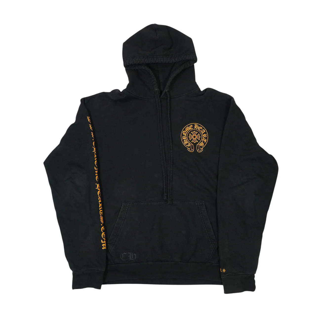 ホースシューバックプリント 【パーカー】【ブラック】 SIZE:L
