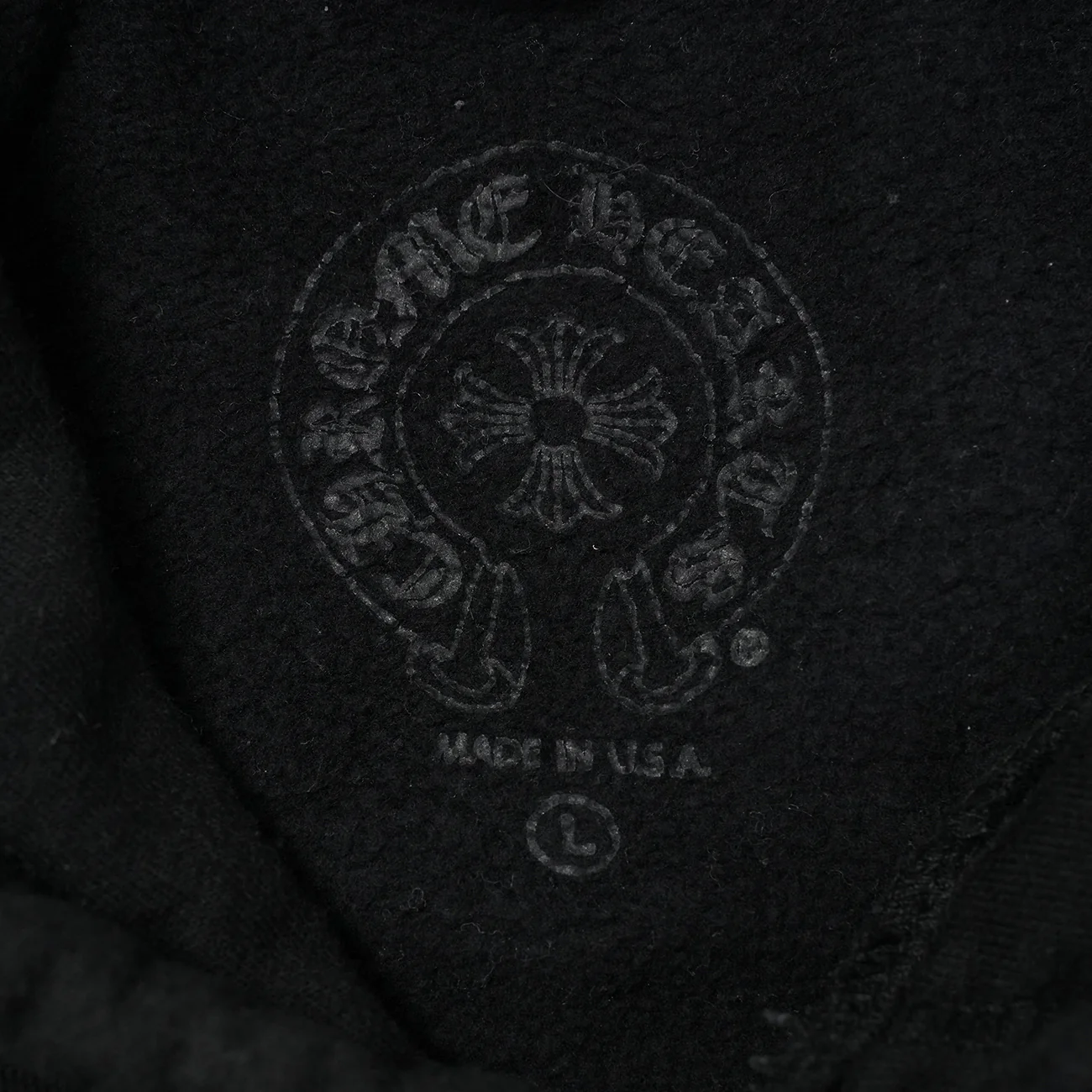 ホースシューバックプリント 【パーカー】【ブラック】 SIZE:L - Image 3