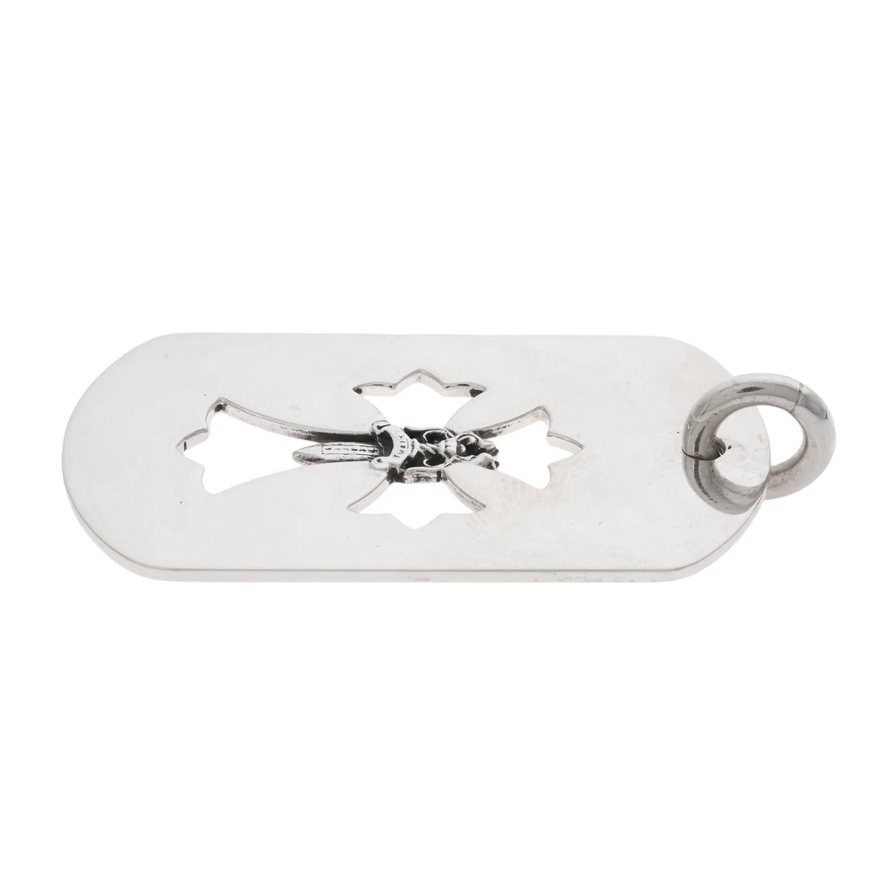 ラージカットアウトクロスダガー ドッグタグ LG CO CROSS DAGGER DOG TAG 【シルバーネックレストップ ペンダント】 - Image 3