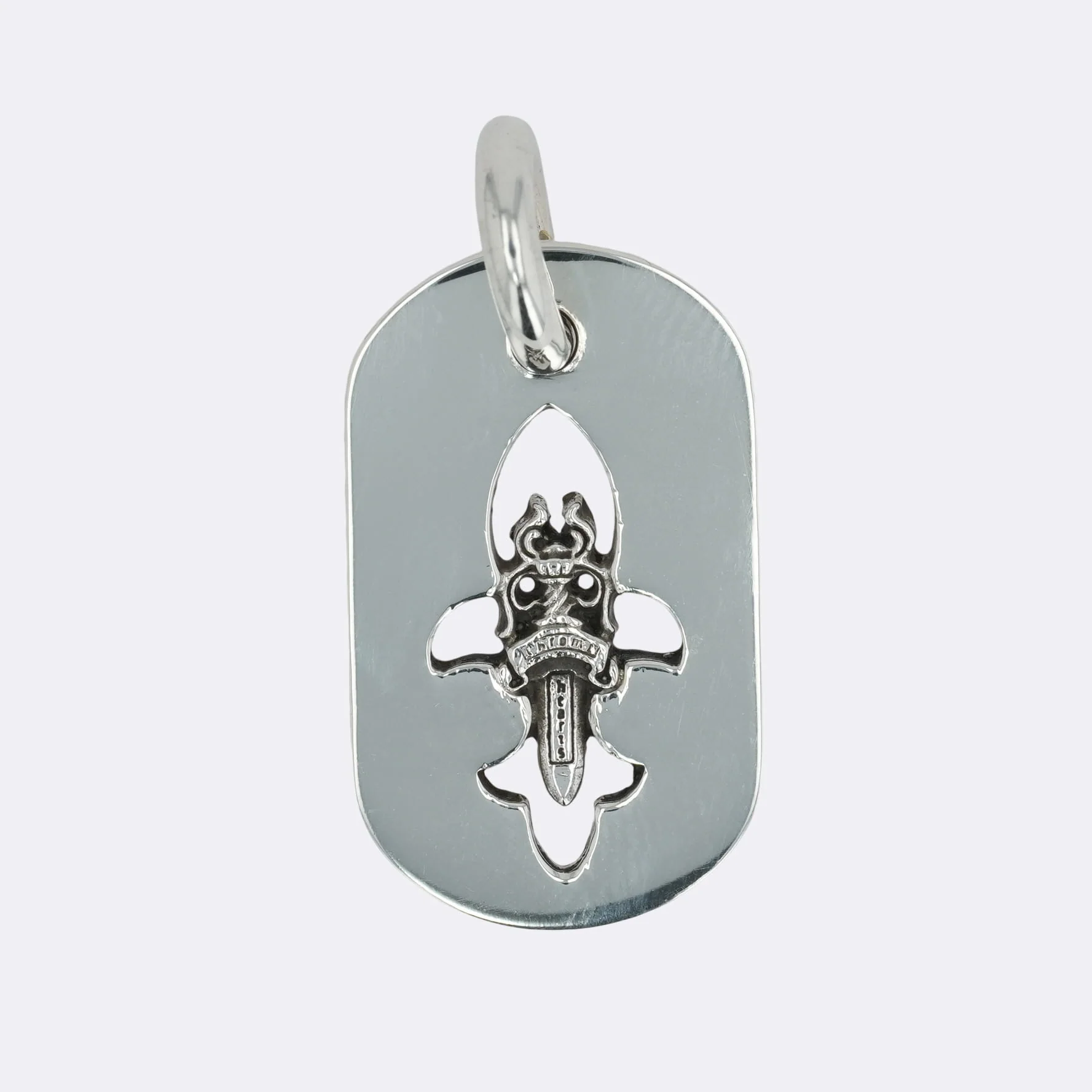 ラージカットアウトフレアダガー ドッグタグ LG CO FLUER DAGGER DOG TAG 【シルバーネックレストップ ペンダント】 - Image 3