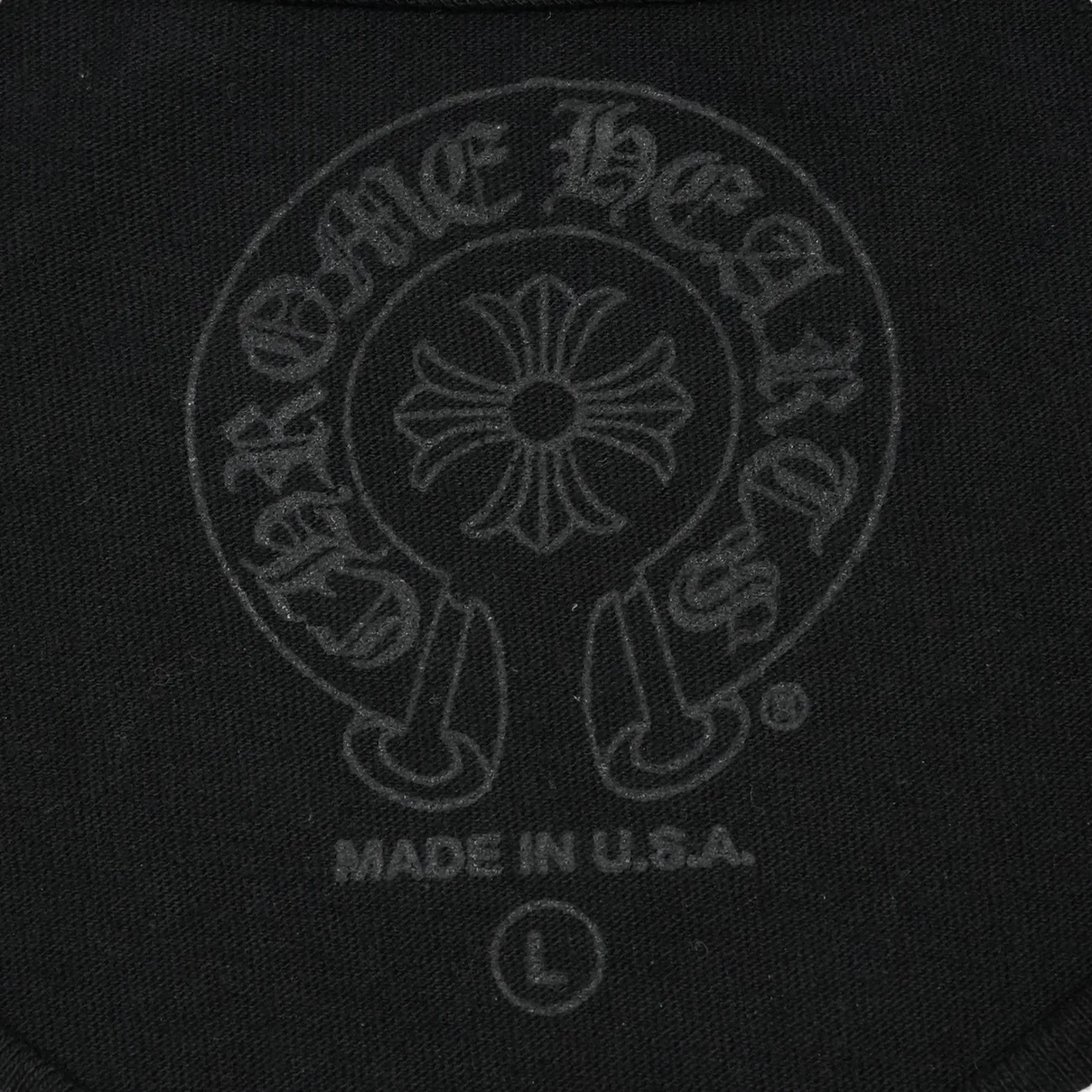 ネックロゴ袖プリント 【カットソー】【ブラック】 SIZE:L - Image 3