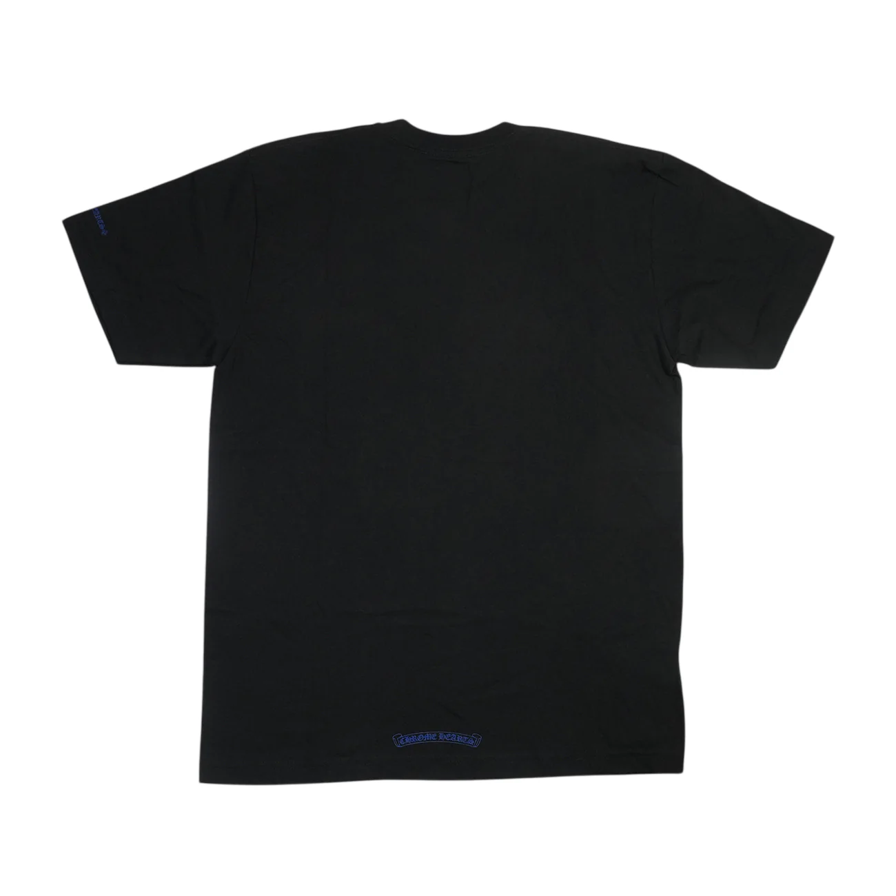 ネックロゴプリント 【Tシャツ】【ブラック×ブルー】【新品】 SIZE:L - Image 2