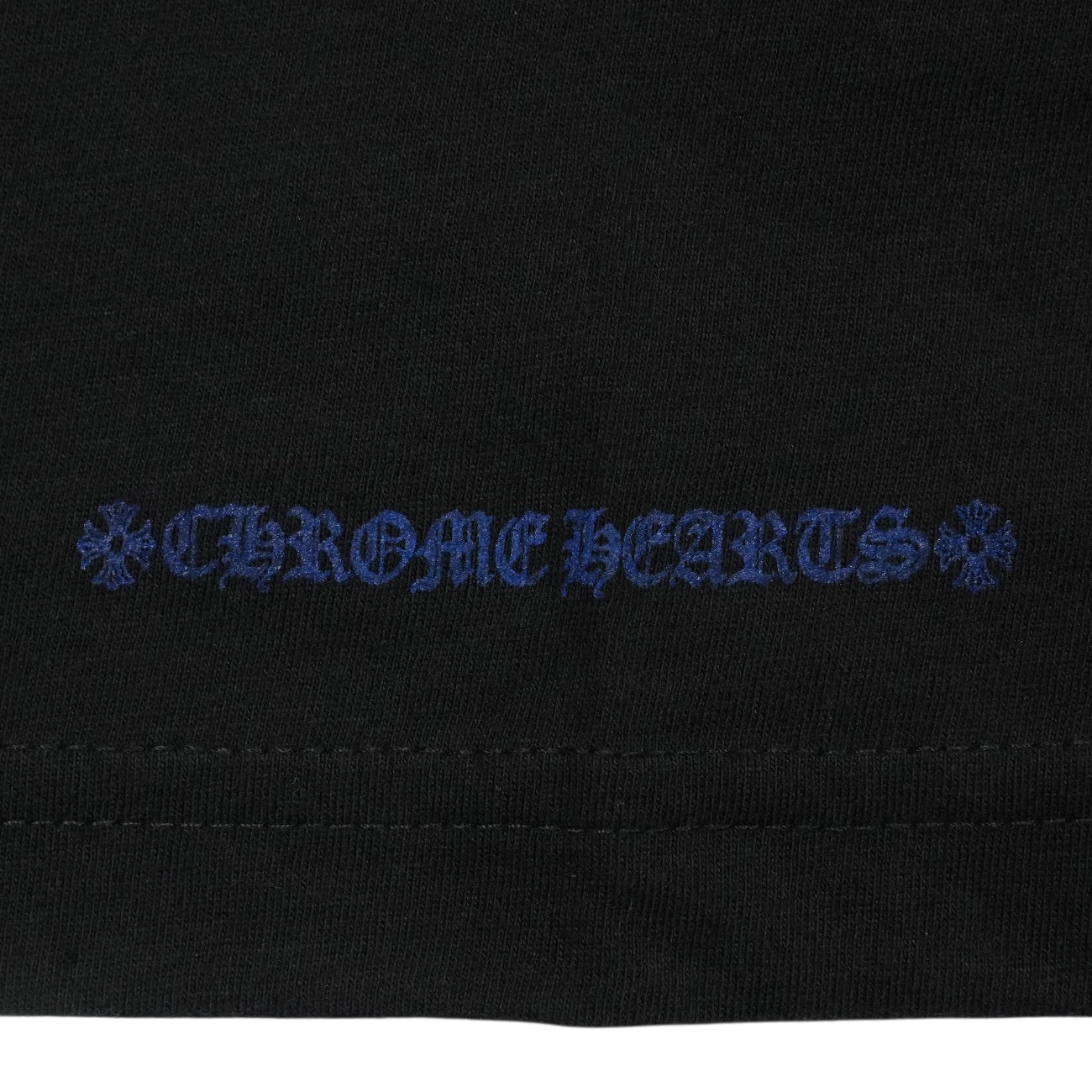 ネックロゴプリント 【Tシャツ】【ブラック×ブルー】【新品】 SIZE:L - Image 6