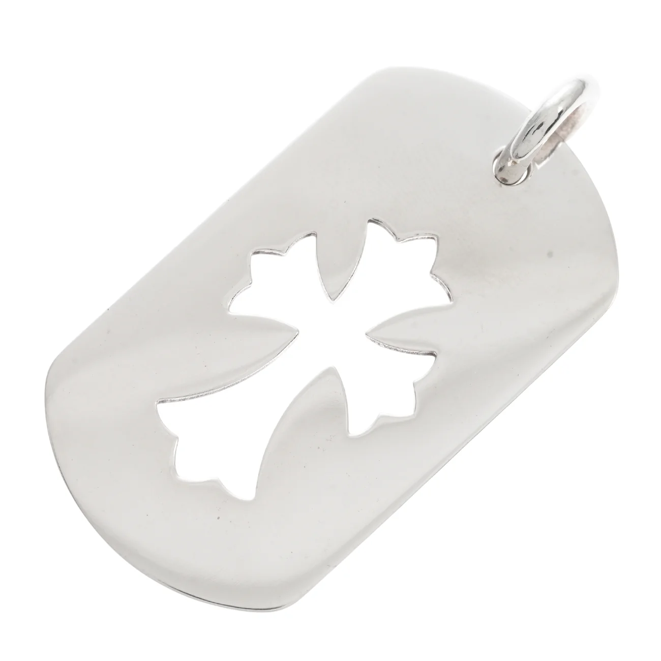 ラージカットアウトクロス ドッグタグ LG CO CROSS DOG TAG 【シルバーネックレストップ ペンダント】