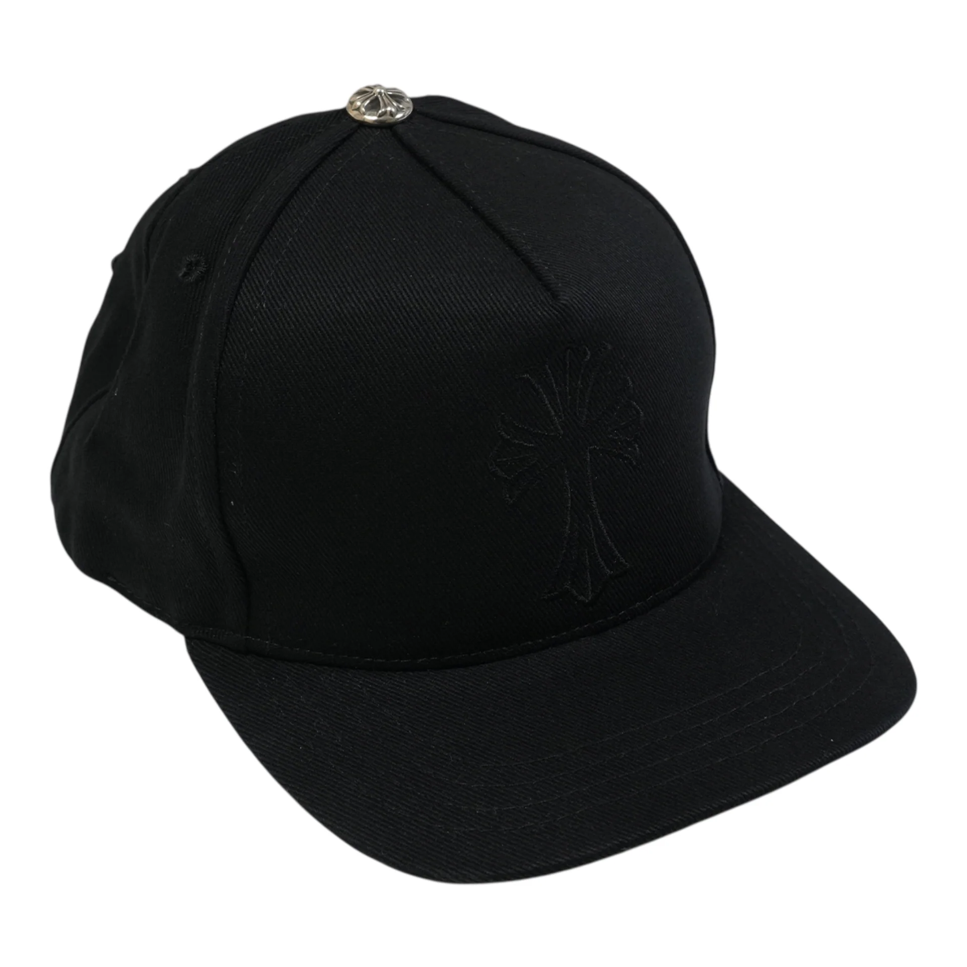 クロス刺繍 【ベースボールキャップ/BASEBALL CAP】【ブラック】【新品】 SIZE:ONE - Image 2