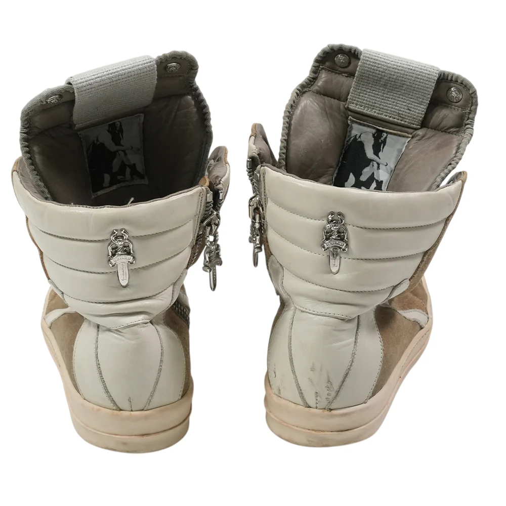 リックオウエンス ジオバスケット RICK OWENS GEO BASKET SIZE:EU39 【シルバー スニーカー】 - Image 5
