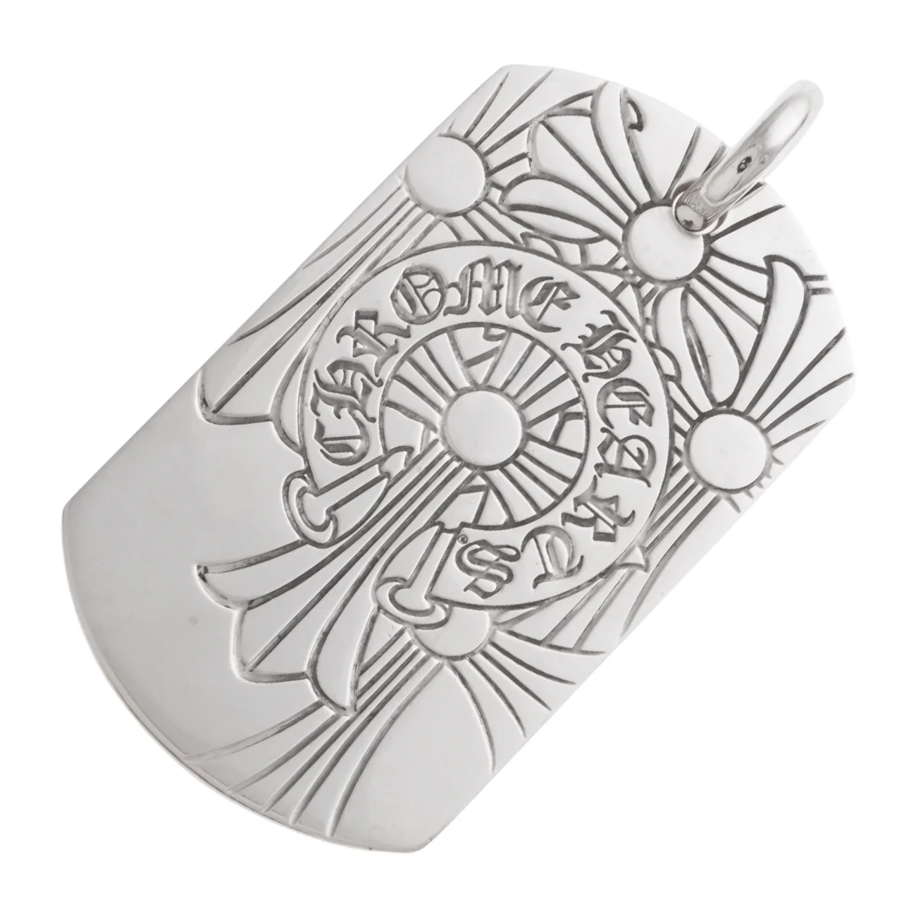 ラージゴッドブレス ドッグタグ LG GOD BLESS DOG TAG 【シルバーネックレストップ ペンダント】