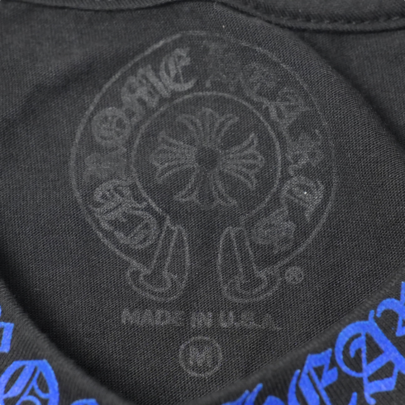ネックロゴ, 英字袖プリント 【カットソー】【ブラック×パープル】 SIZE:M - Image 2