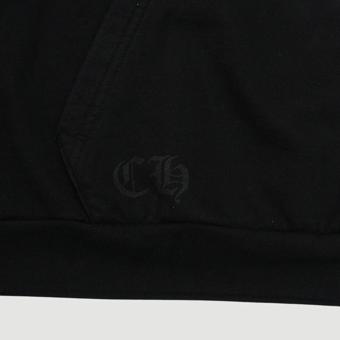 ホースシュー袖プリント 【パーカー】【ブラック】 SIZE:XL - Image 3