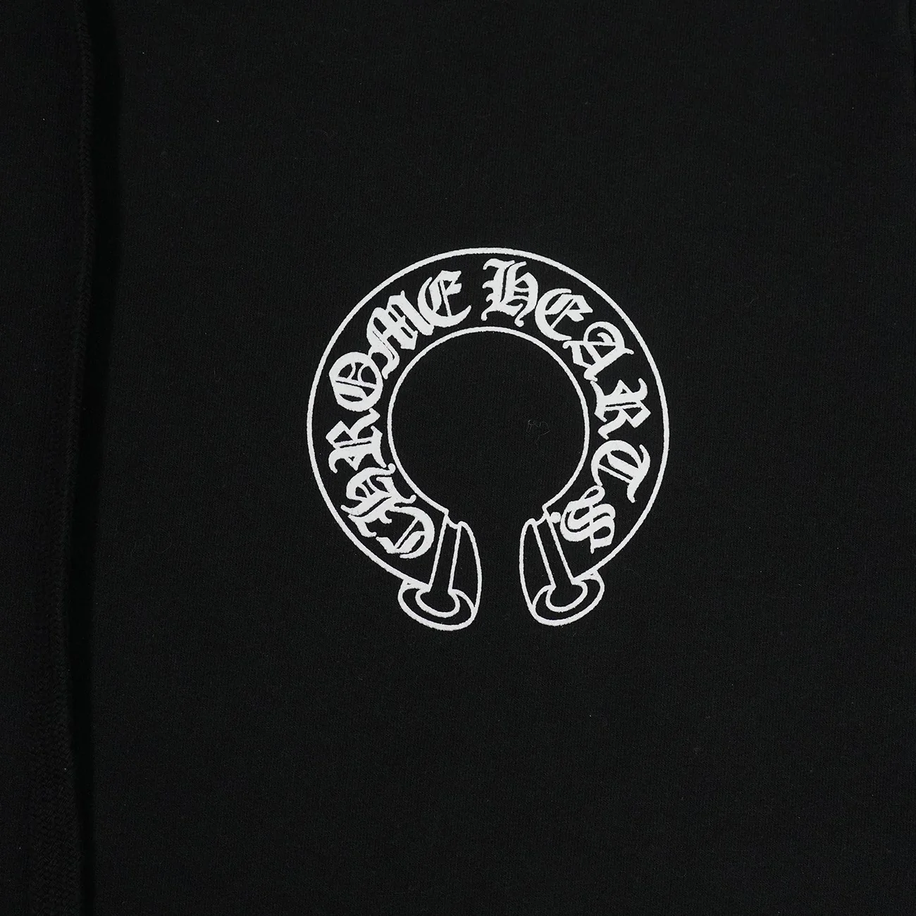 ホースシュー袖プリント 【パーカー】【ブラック】 SIZE:XL - Image 4