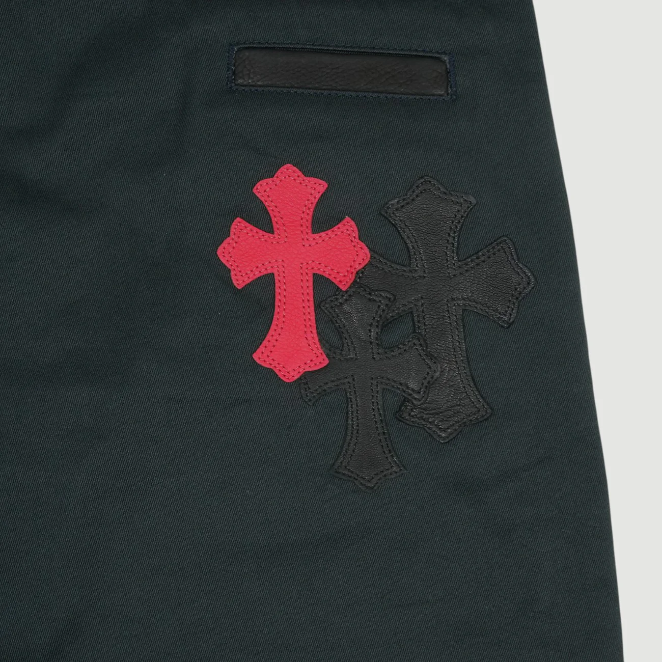 クロスパッチ付きチノパンツ CROSS PATCH CHINO 【コットンチノパンツ】【ネイビー×ブルー×レッド】 SIZE:34 ※裾直し - Image 13