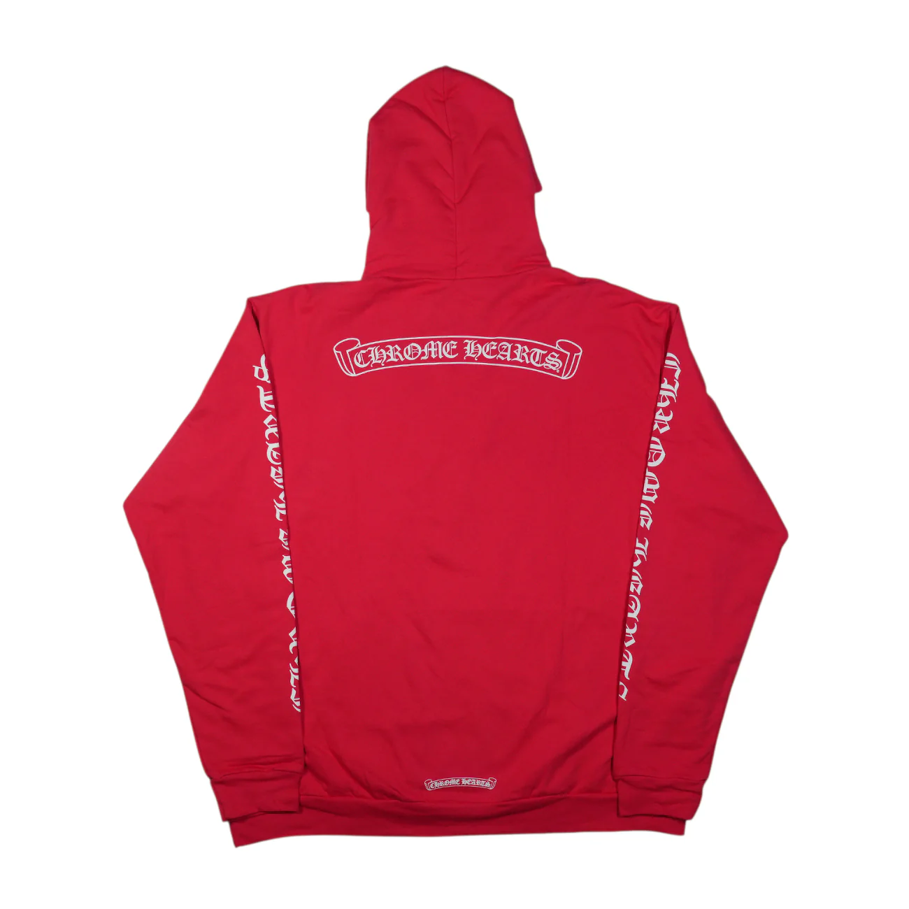 オンライン限定スクロールラベルバックプリント 【パーカー】【レッド】【新品】 SIZE:XL - Image 2
