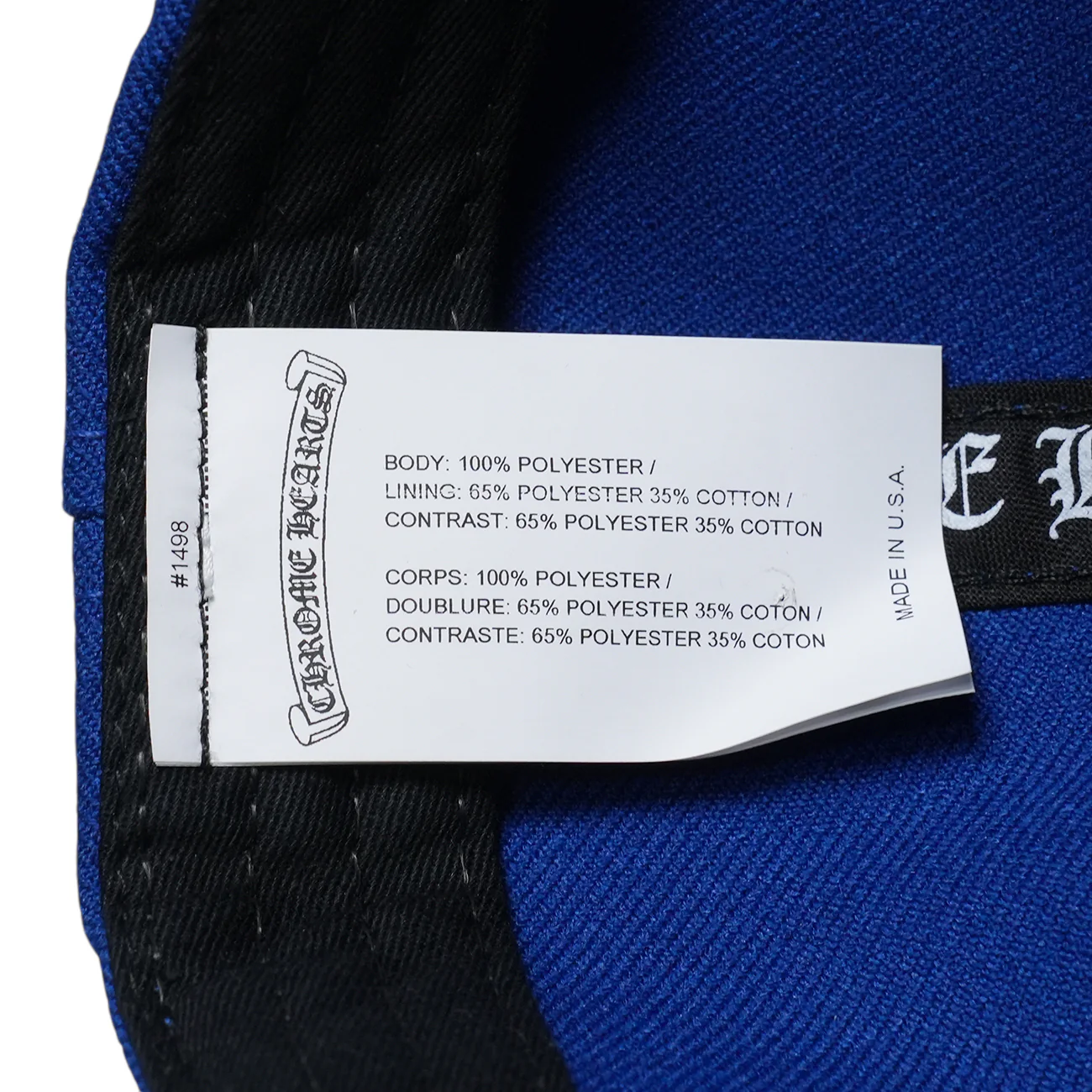 CH刺繍 【ベースボールキャップ/BASEBALL CAP】【ブルー×ホワイト】【新品】 SIZE:ONE - Image 6