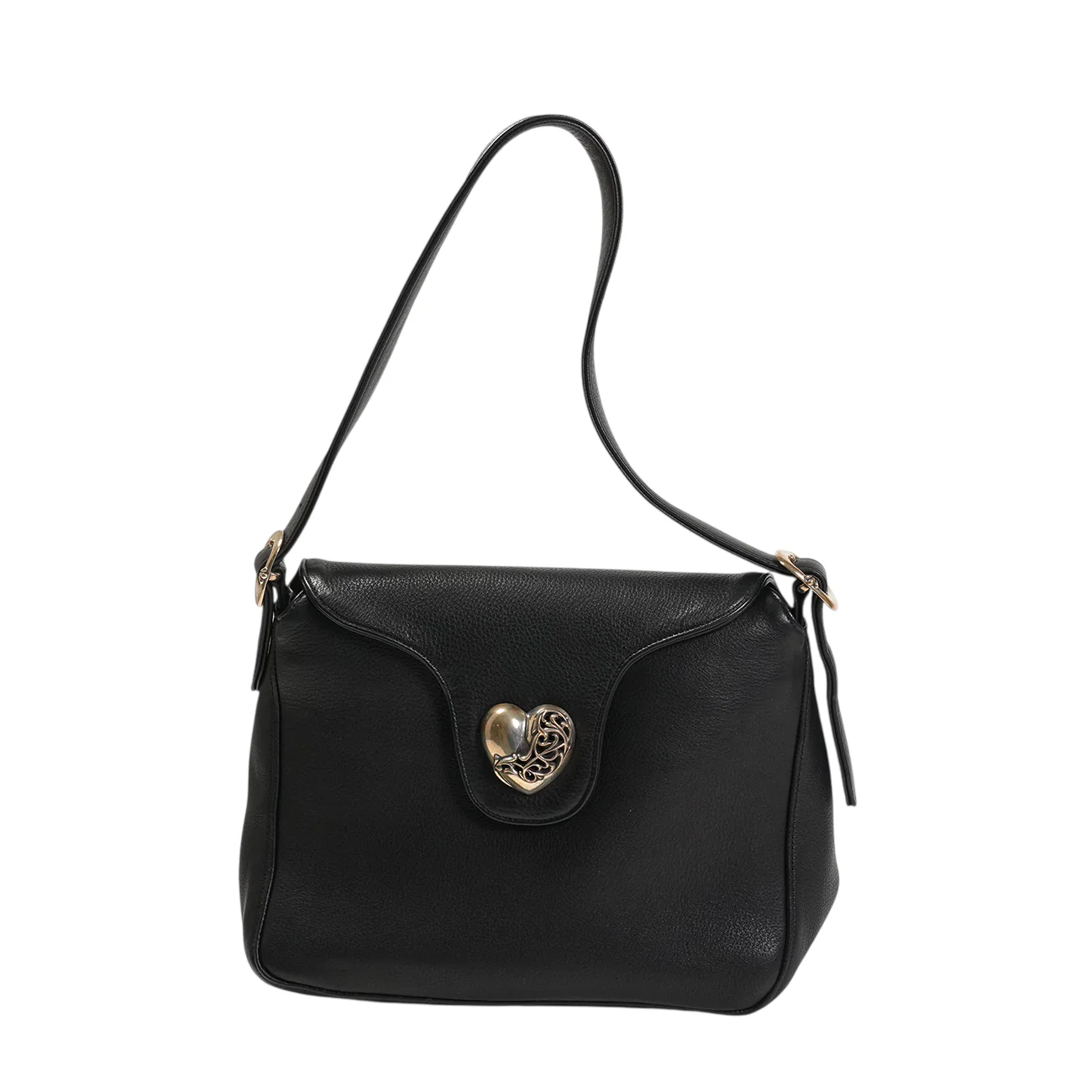 ラージハート付き バッグ LARGE HEART 【レザーショルダーバッグ】【新品】 - Image 4