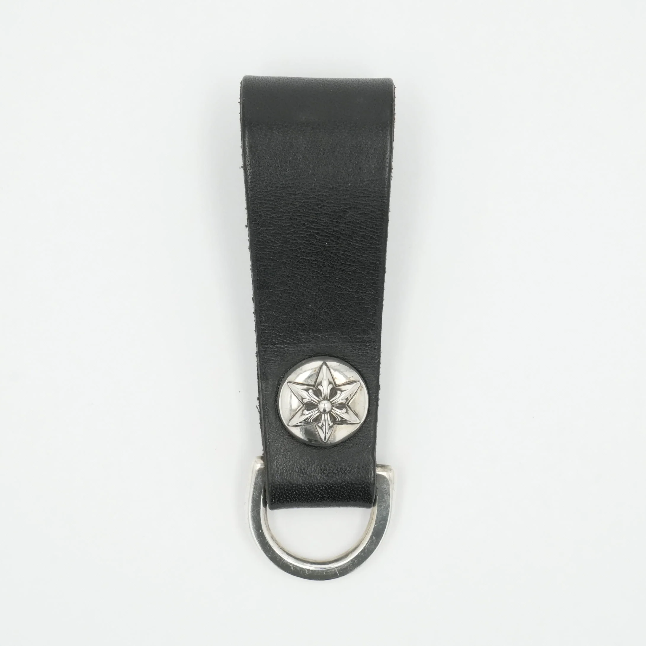 ベルトループスターボール Dカン BELT LOOP D RING STAR BALL 【シルバー レザーベルトループ】 - Image 4