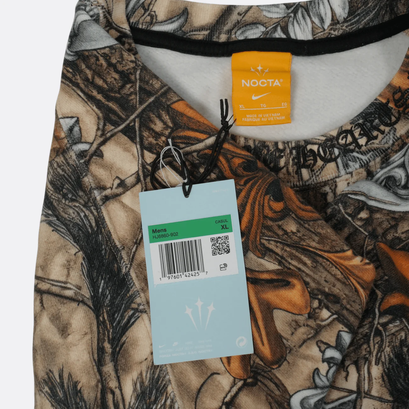 ×ナイキ ノクタ ドレイク NIKE NOCTA DRAKE 【ホースシューバックプリント総柄カットソー】【カモフラ】【新品】 SIZE:XL - Image 8