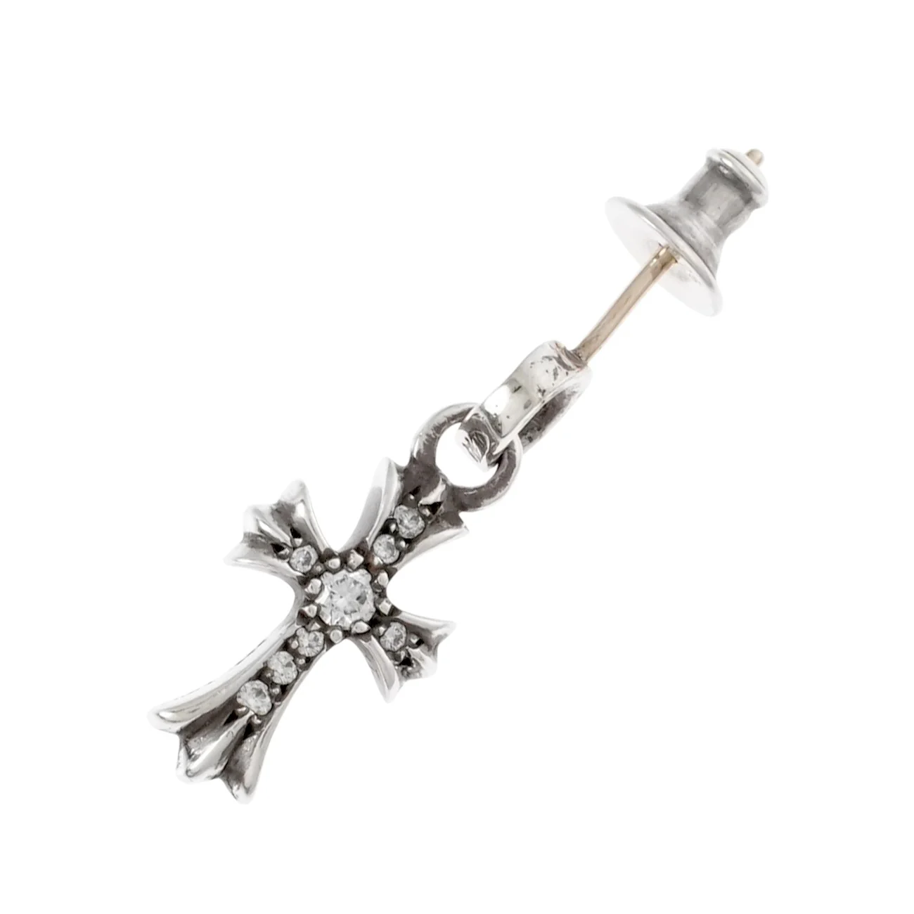 ベイビーファットドロップ PAVE DIA CRS BBYFAT DROP 【シルバーピアス パヴェダイヤモンド】