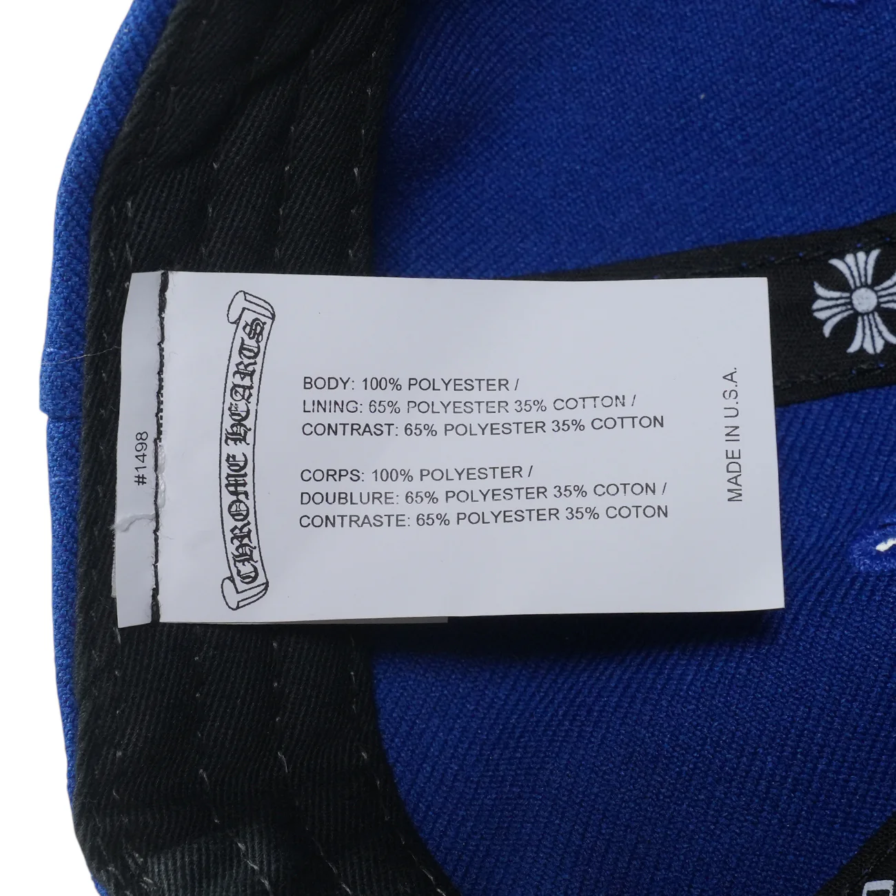 CH刺繍 【ベースボールキャップ/BASEBALL CAP】【ブルー】【新品】 SIZE:ONE - Image 6