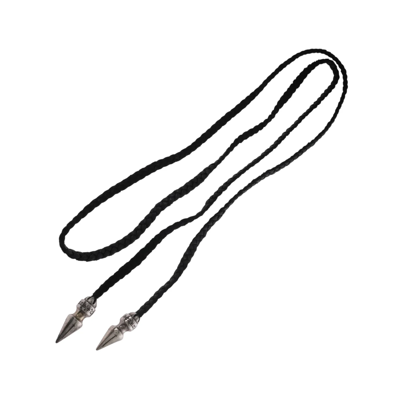 レザーブレイド スパイク SPIKE LEATHER BRAID 【レザーネックレス】