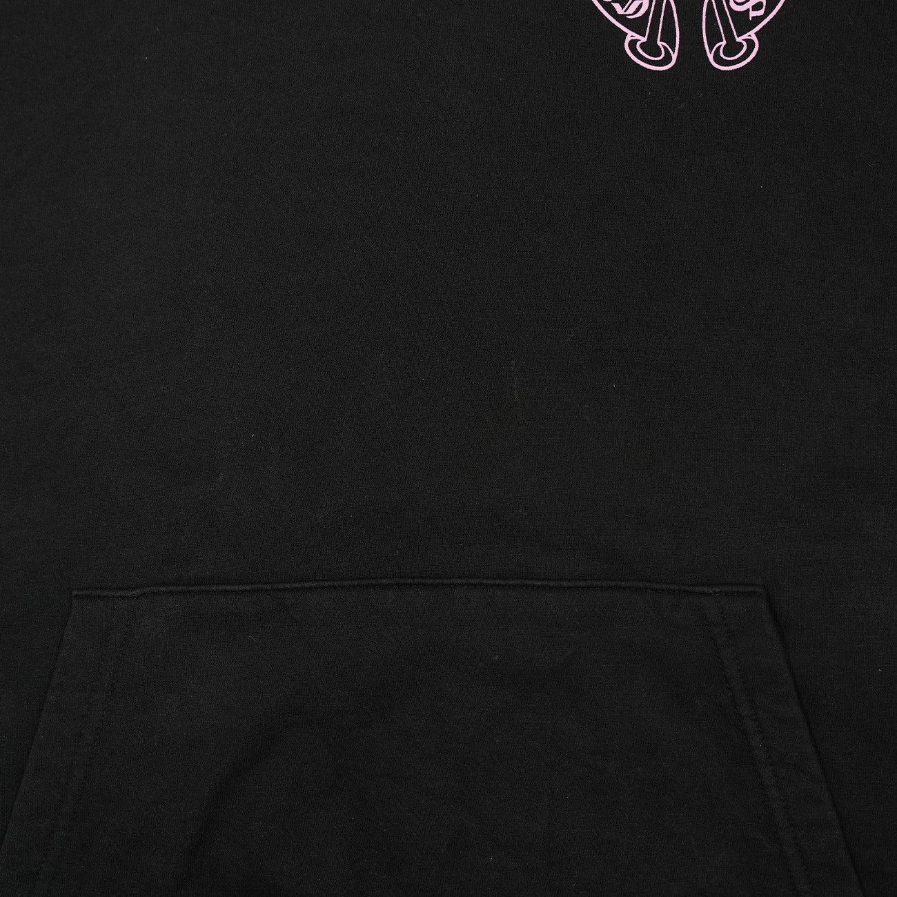 オンライン限定www.CHROME HERATS.com ホースシューバックプリント 【パーカー】【ブラック×ピンク】 SIZE:M - Image 7