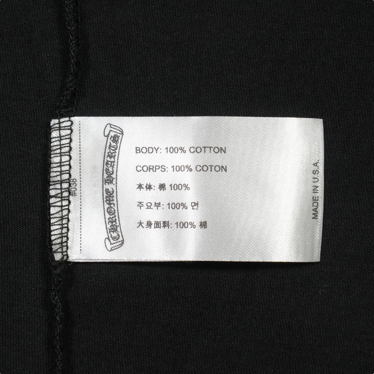 新品ネックロゴプリント 【Tシャツ】【ブラック×ブルー】 SIZE:XL - Image 8