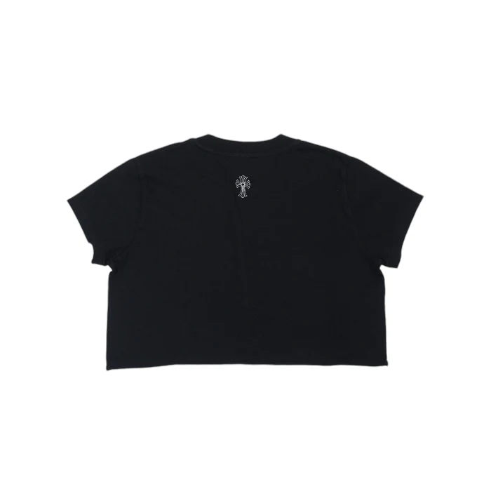 クロムハーツ 中古 Y NOT ロゴ刺繍 ショート丈 Tシャツ Sサイズ ブラック - Image 6