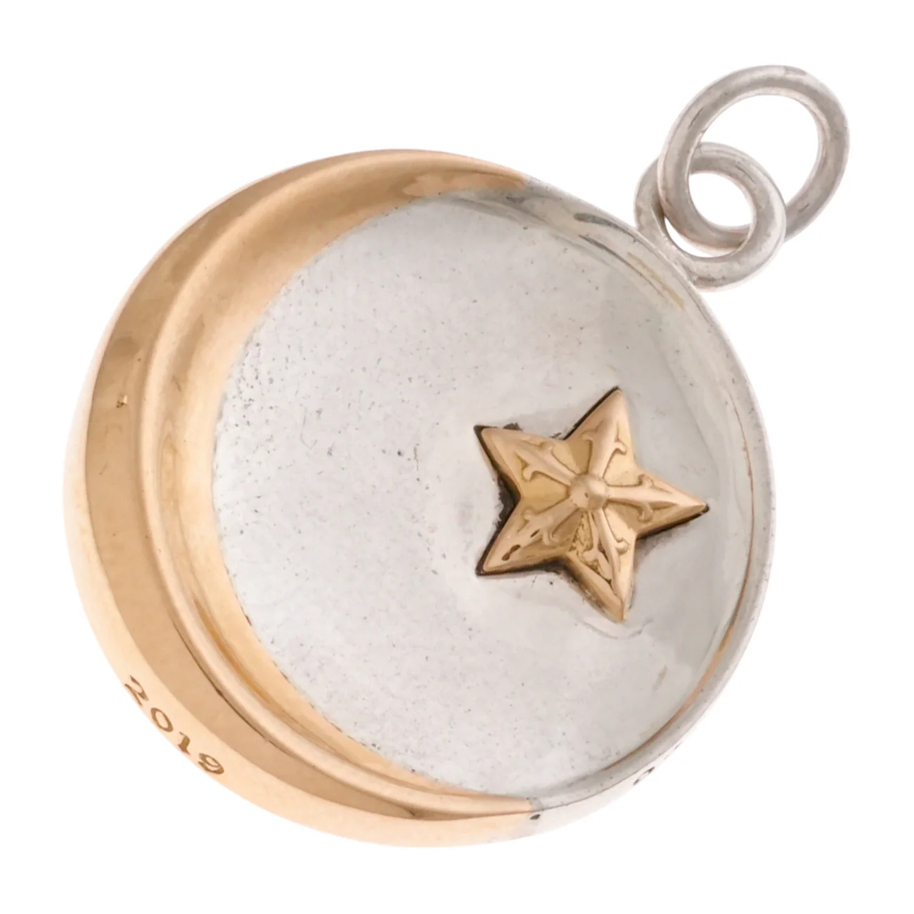 スタークレセント STAR CRESCENT 【ゴールド/シルバーネックレストップ コンビ ペンダント】