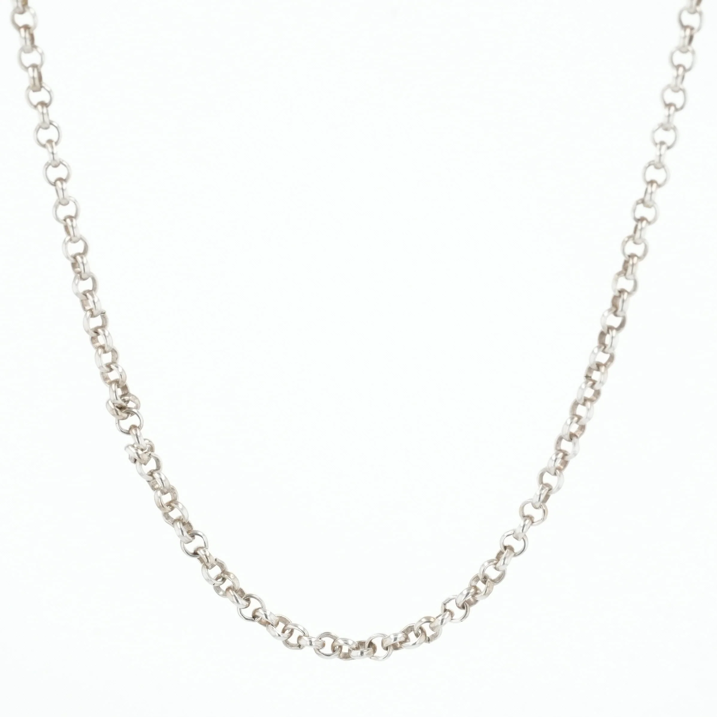 ロールチェーン 24インチ R24 NECK CHAIN 【シルバーネックレス チェーン】