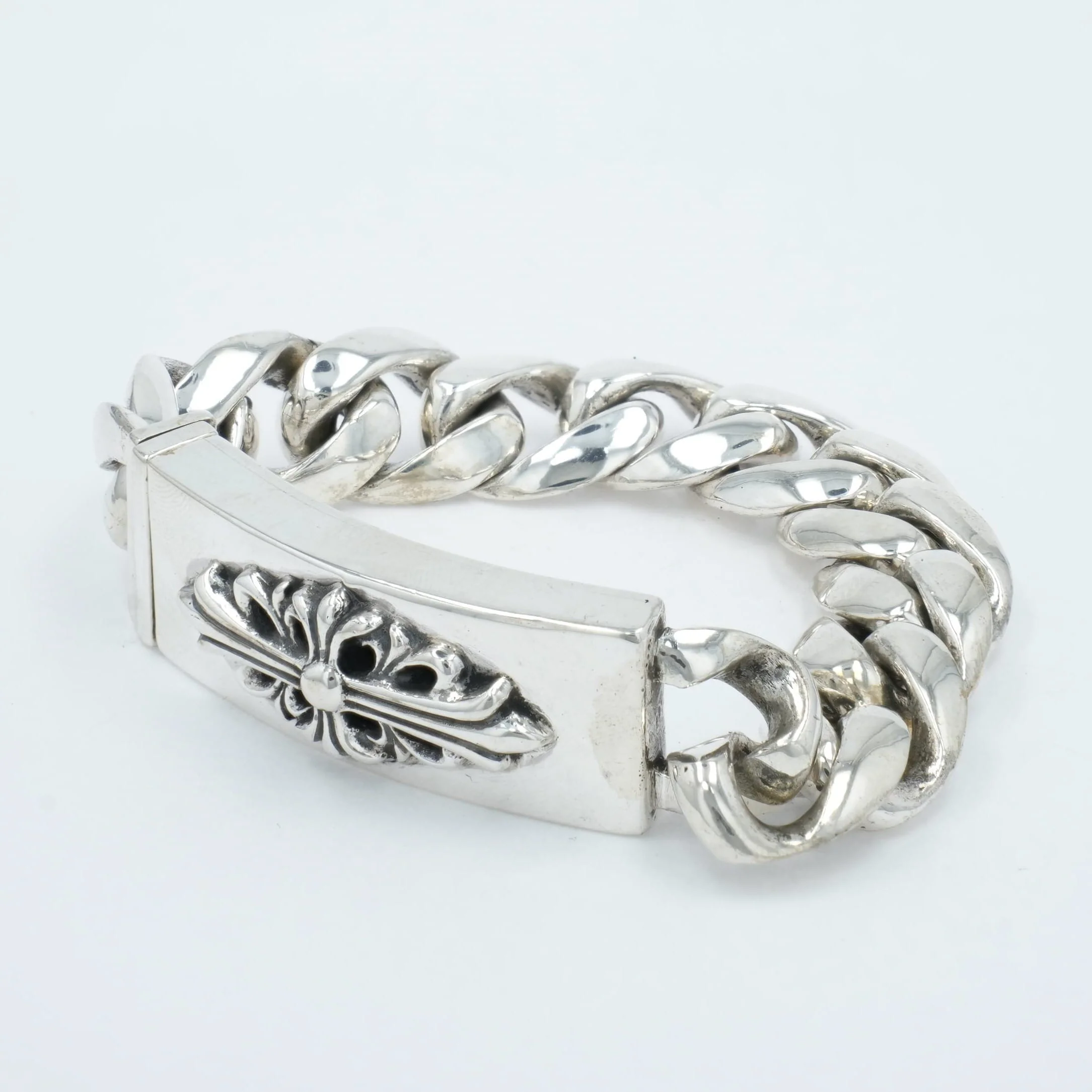 フローラルクロスIDクラシック FLORAL ID CLASSIC CHAIN 11LINK 【シルバーブレスレット】 - Image 3