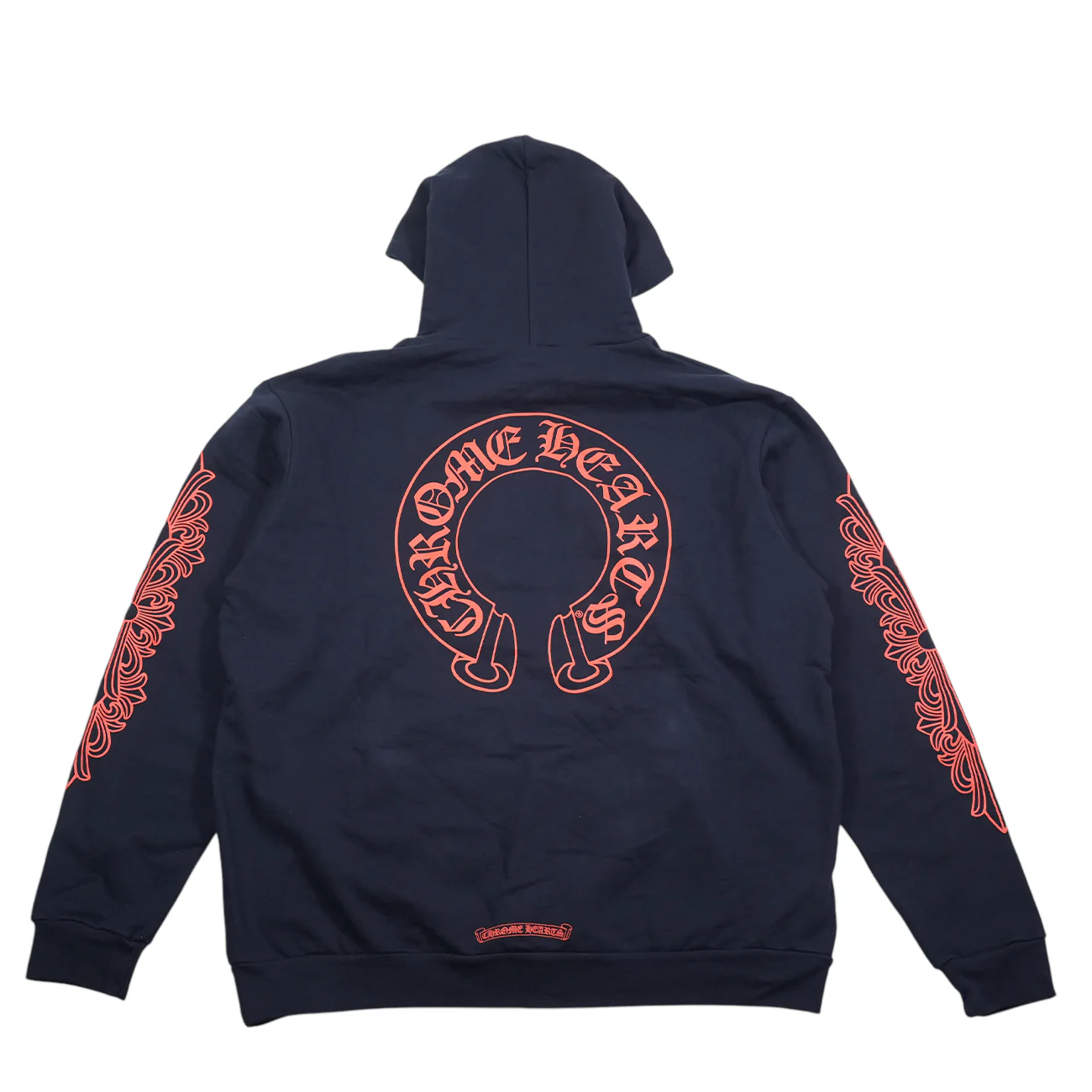 SWTSHRT PLVR 袖フローラルバックホースシュープリントパーカー L - Image 6