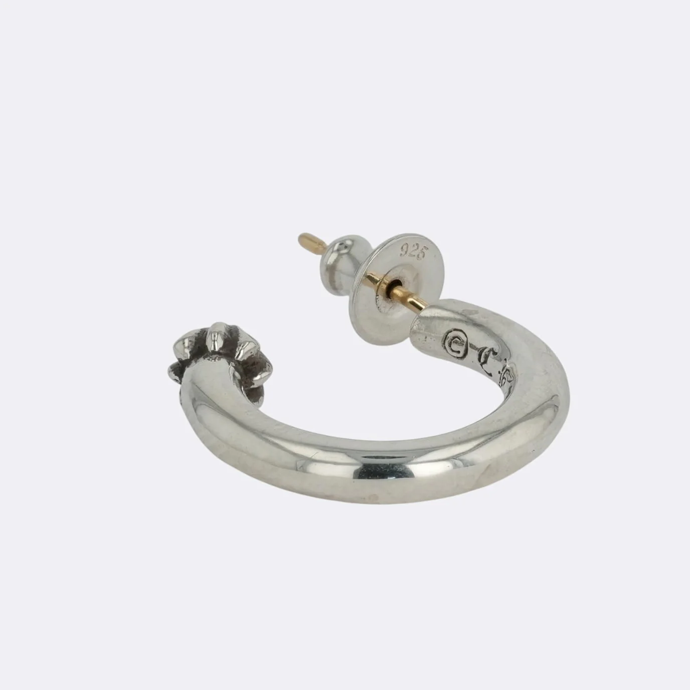 プレーンフープ PLAIN HOOP 【シルバーピアス】