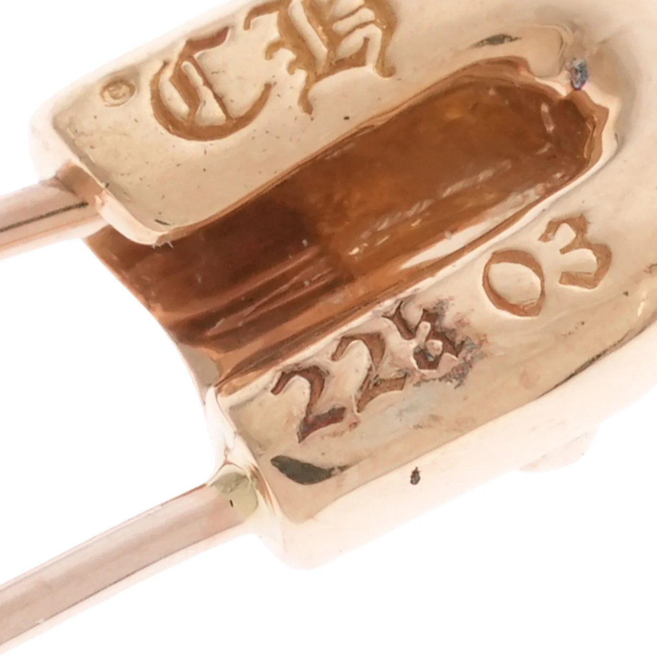 22K セーフティピン 1P DIA CHプラス SAFETY PIN CH PLUS 【ゴールドピアス ダイヤモンド】 - Image 3