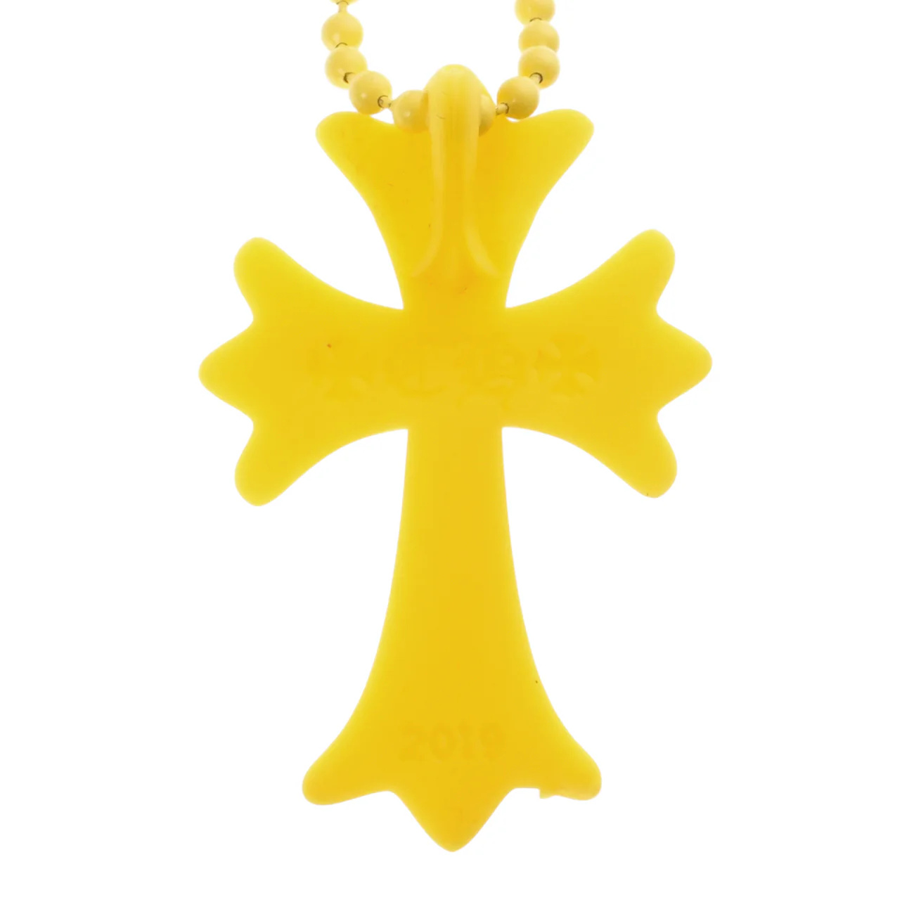 ラバースモールCHクロス RUBBER SML CH CROSS 【シリコンネックレストップ ペンダント】イエロー - Image 2
