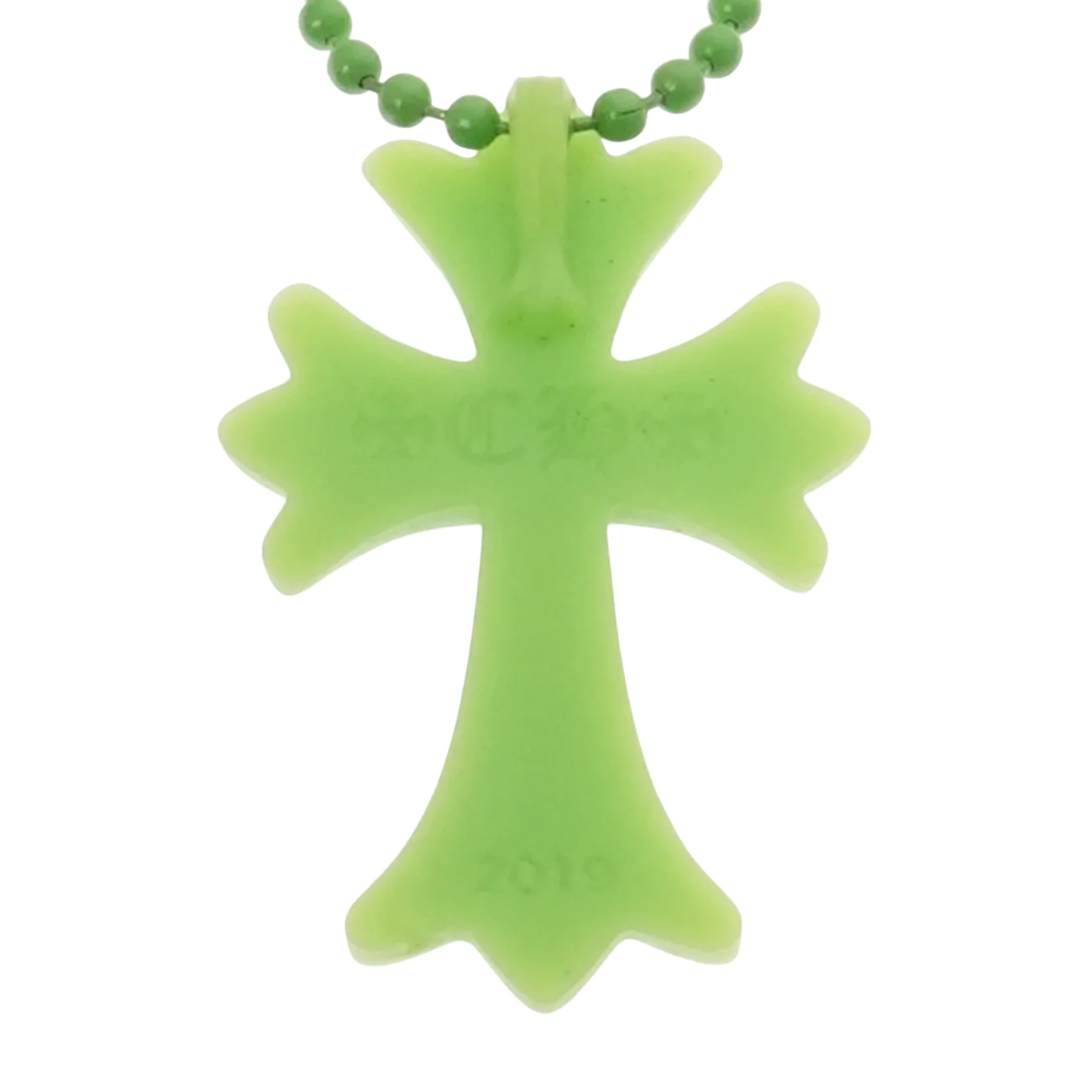 ラバースモールCHクロス RUBBER SML CH CROSS 【シリコンネックレストップ ペンダント】グリーン - Image 2