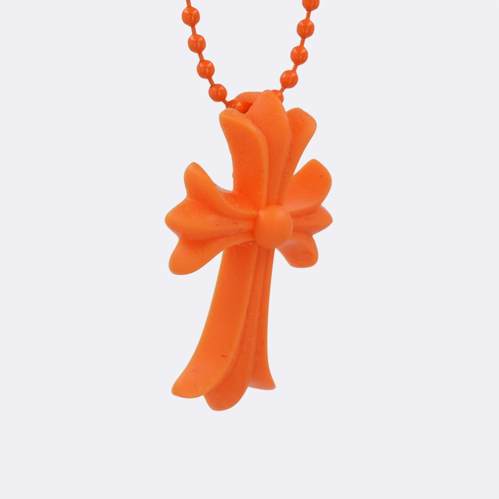 ラバースモールCHクロス RUBBER SML CH CROSS 【シリコンネックレストップ ペンダント】オレンジ - Image 2