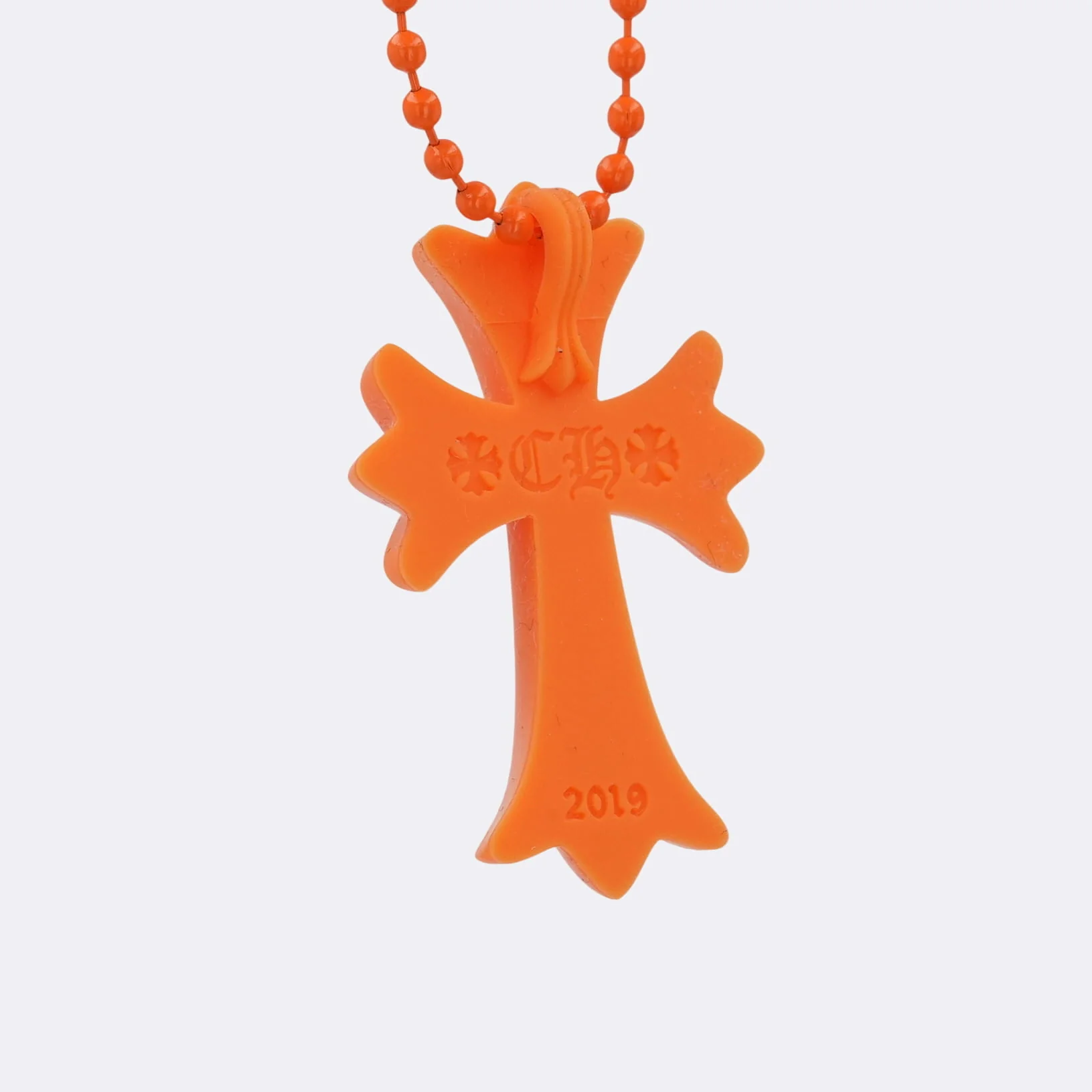ラバースモールCHクロス RUBBER SML CH CROSS 【シリコンネックレストップ ペンダント】オレンジ - Image 3