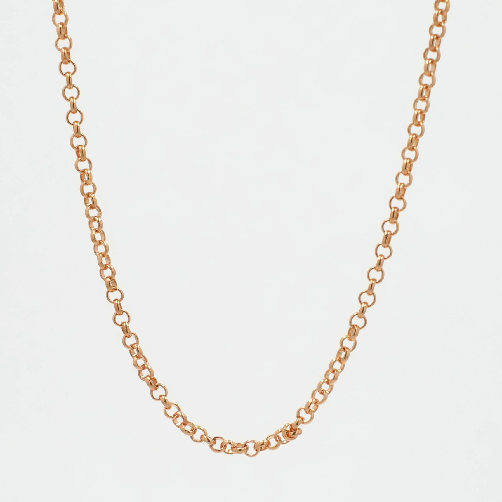 22K ロールチェーン 18インチ R18 NECK CHAIN 【ゴールドネックレス チェーン】