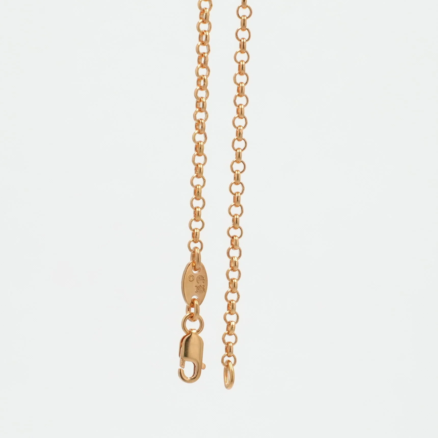 22K ロールチェーン 18インチ R18 NECK CHAIN 【ゴールドネックレス チェーン】 - Image 2