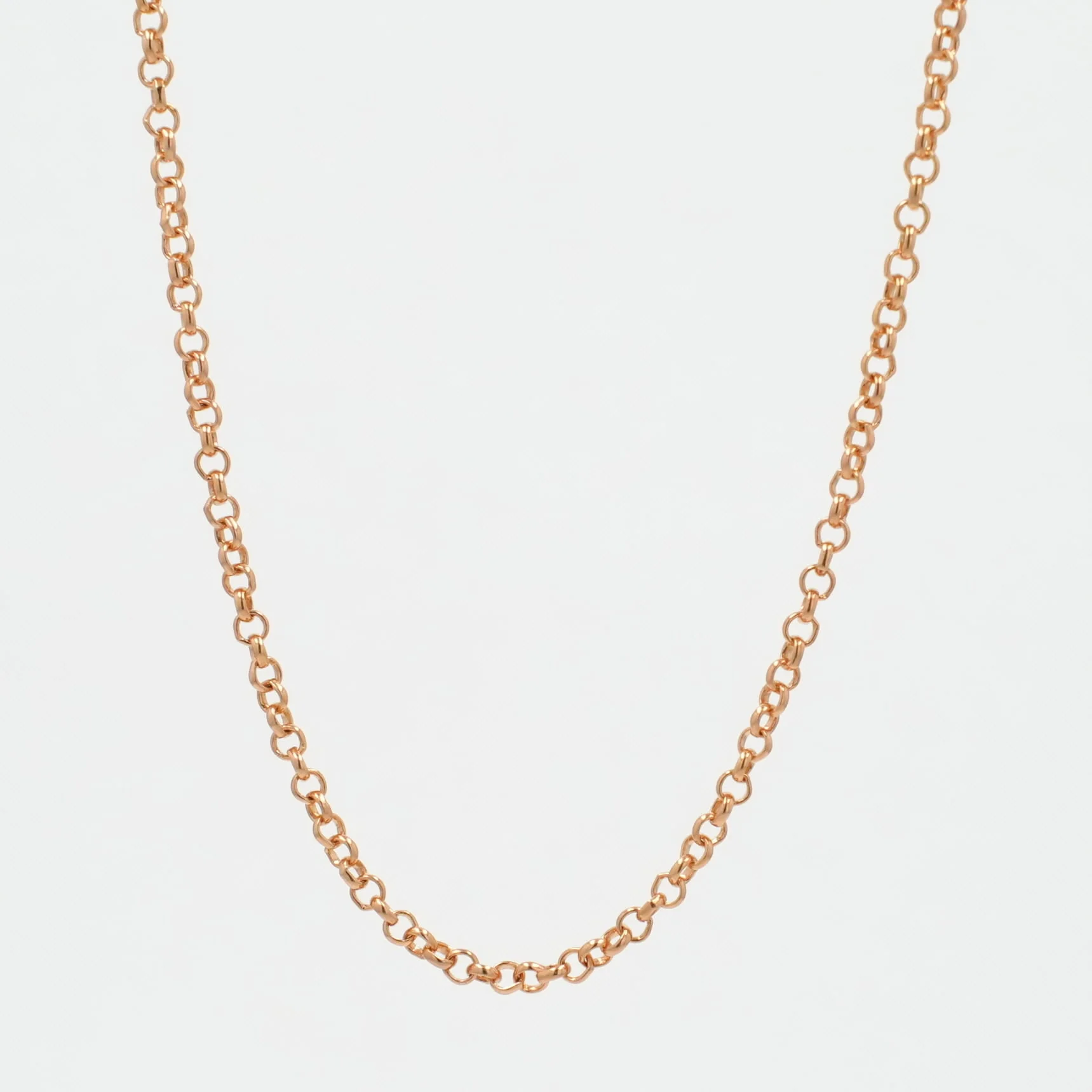 22K ロールチェーン 18インチ R18 NECK CHAIN 【ゴールドネックレス チェーン】