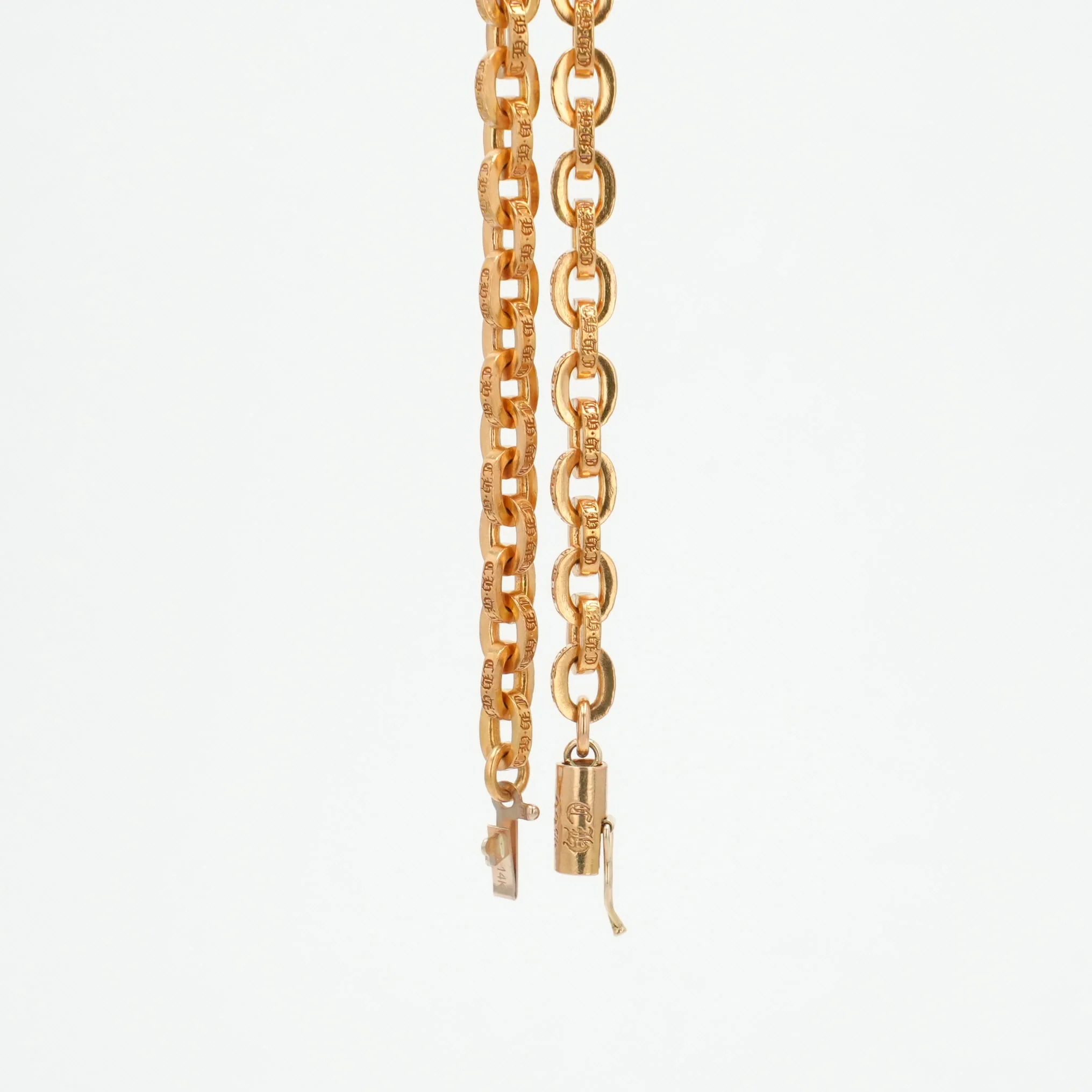 22K ペーパーチェーン 18インチ P18 PAPER CHAIN 【ゴールドネックレス チェーン】 - Image 2
