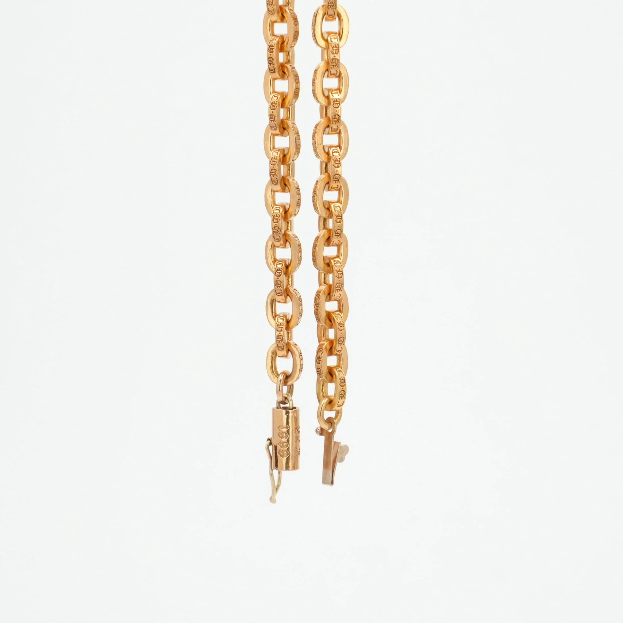 22K ペーパーチェーン 18インチ P18 PAPER CHAIN 【ゴールドネックレス チェーン】 - Image 3