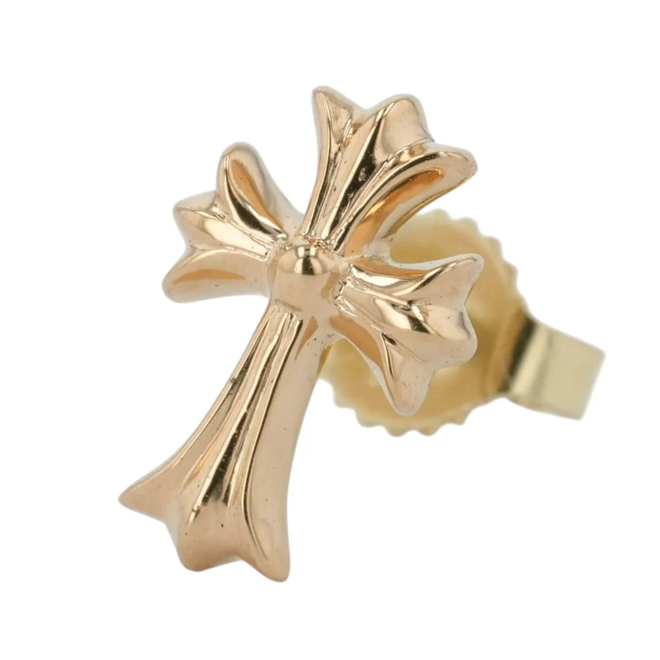 22K CHクロスファットスタッド CH CROSS FAT STUD 【ゴールドピアス】	インボイス付き