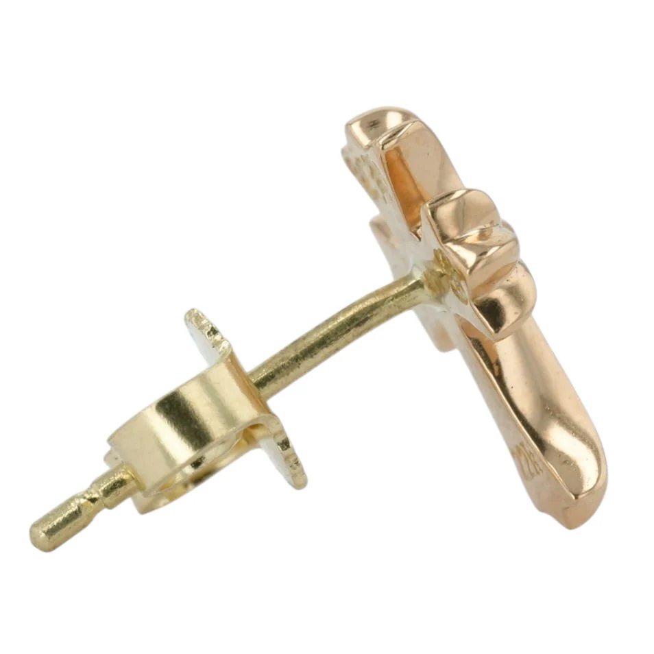 22K CHクロスファットスタッド CH CROSS FAT STUD 【ゴールドピアス】	インボイス付き - Image 3