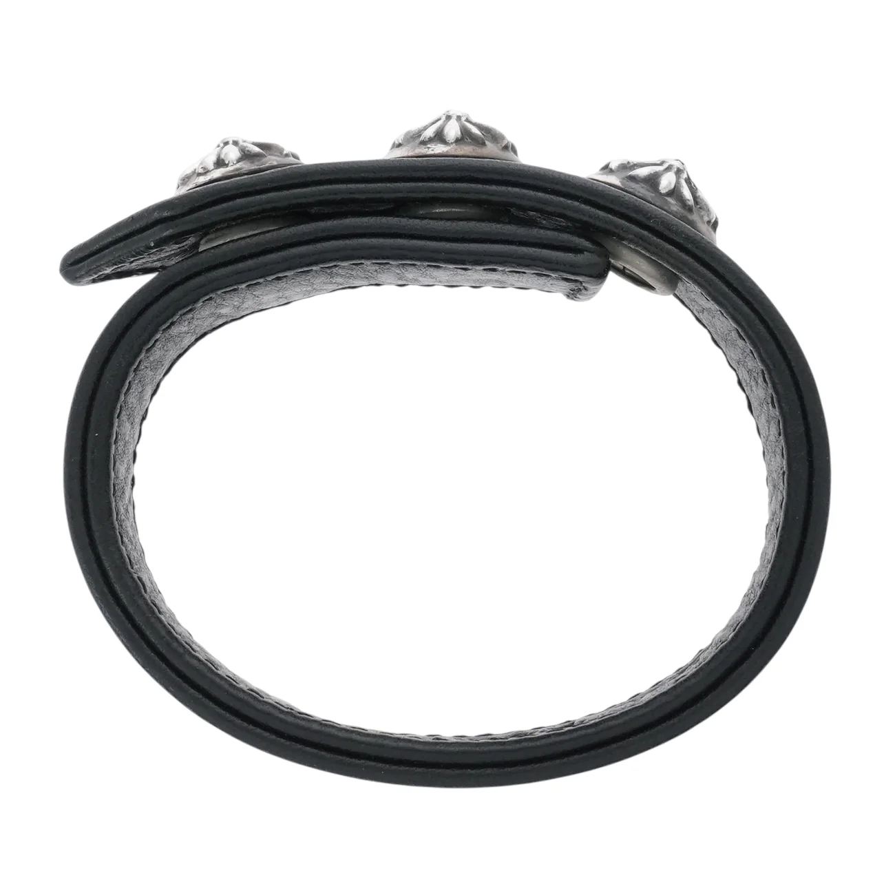 クロスボール3ボタン2スナップ CROSS BALL 3BTN2SNP 【シルバー レザーブレスレット】 - Image 7