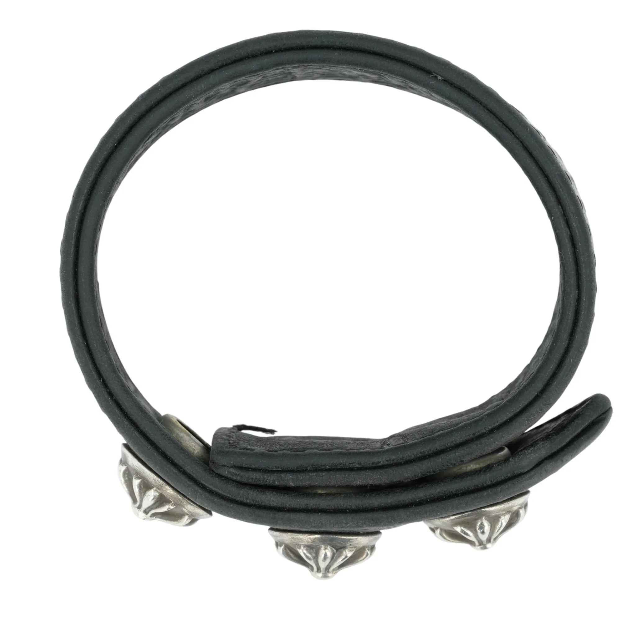 クロスボール3ボタン2スナップ CROSS BALL 3BTN2SNP 【シルバー レザーブレスレット】 - Image 4
