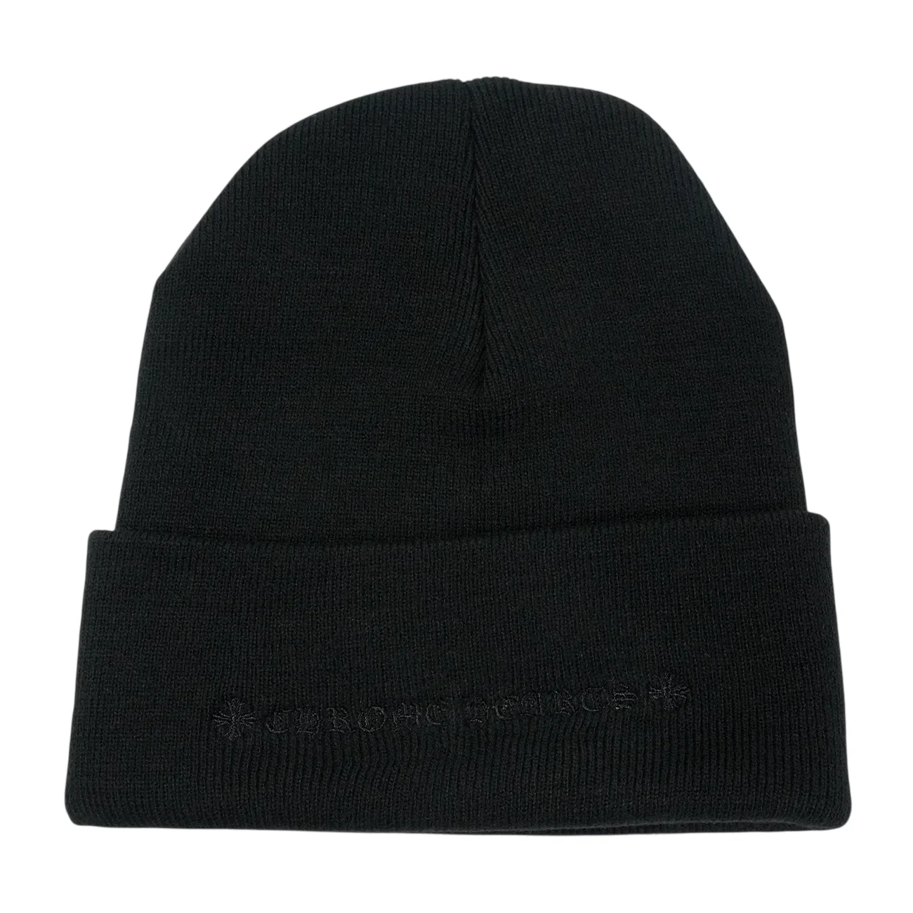 CH刺繍 【ニット帽/ビーニー/WATCH CAP】【ブラック】【新品】 SIZE:ONE - Image 2