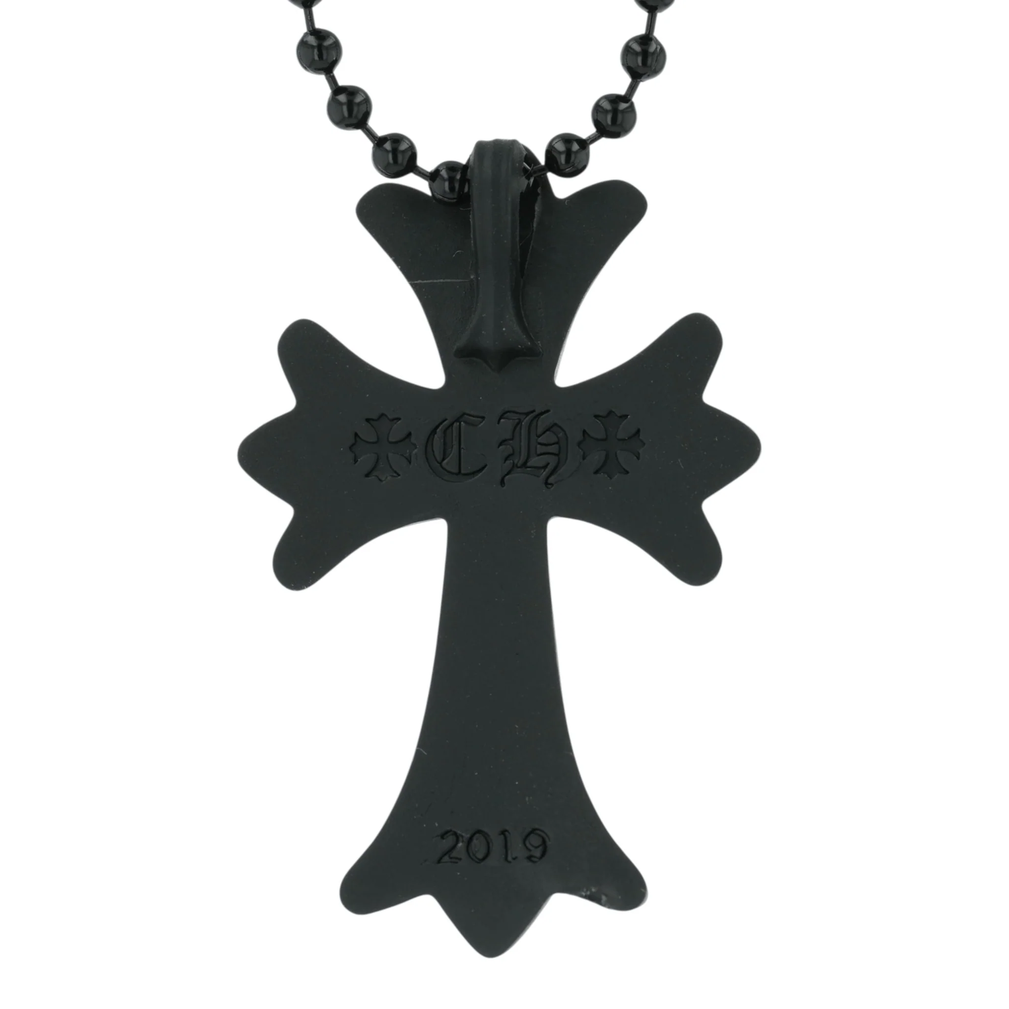 ラバースモールCHクロス RUBBER SML CH CROSS 【シリコンネックレストップ ペンダント】ブラック - Image 2